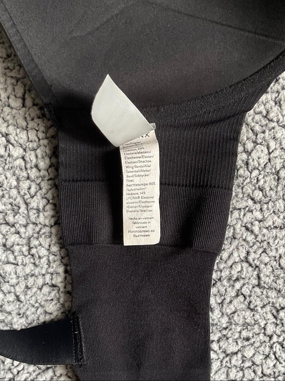 SPANX Black Smooth Molded Support Bra - Picture 6 of 8